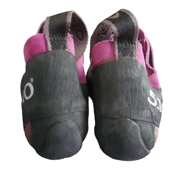 5.10 Stealth Rogue Rubber C4 Grey Purple Rock Climbing Shoes size 8 - Picture 5 of 6